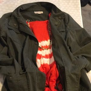 Merona military green jacket